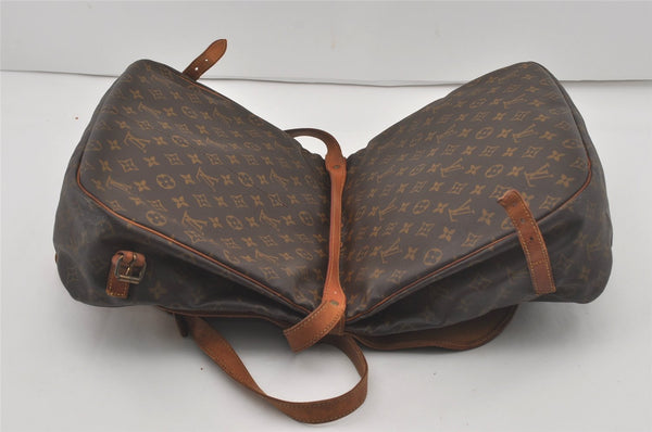 Authentic Louis Vuitton Monogram Saumur 35 Shoulder Cross Bag M42254 LV 7598I