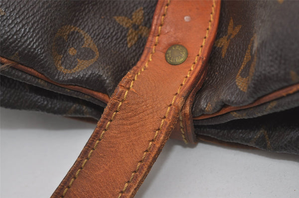 Authentic Louis Vuitton Monogram Saumur 35 Shoulder Cross Bag M42254 LV 7598I