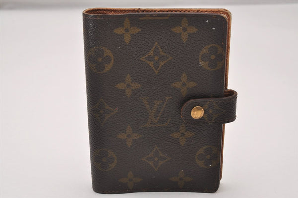 Authentic Louis Vuitton Monogram Agenda PM Notebook Cover R20005 LV 7599I