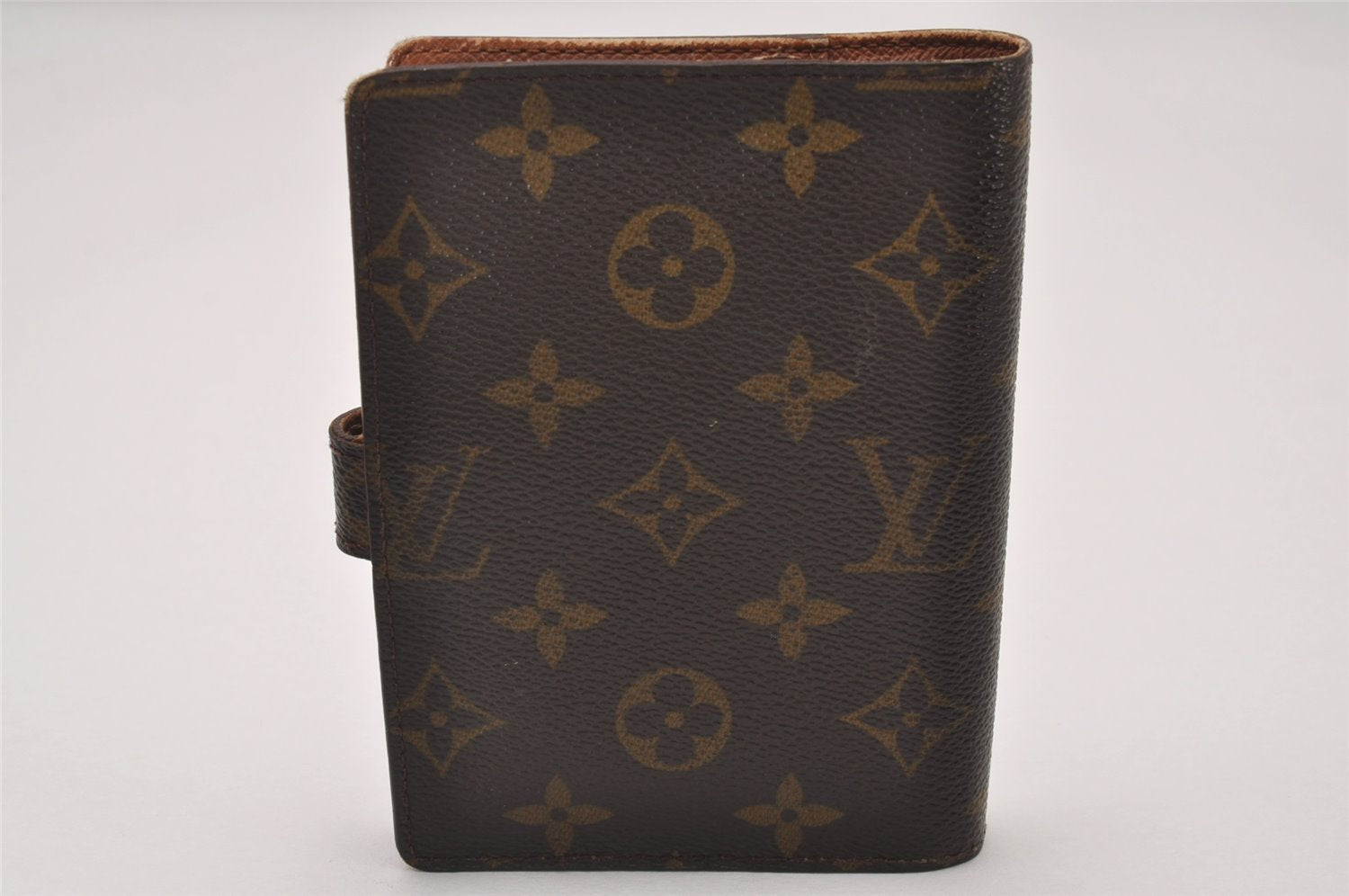 Authentic Louis Vuitton Monogram Agenda PM Notebook Cover R20005 LV 7599I