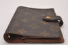 Authentic Louis Vuitton Monogram Agenda PM Notebook Cover R20005 LV 7599I