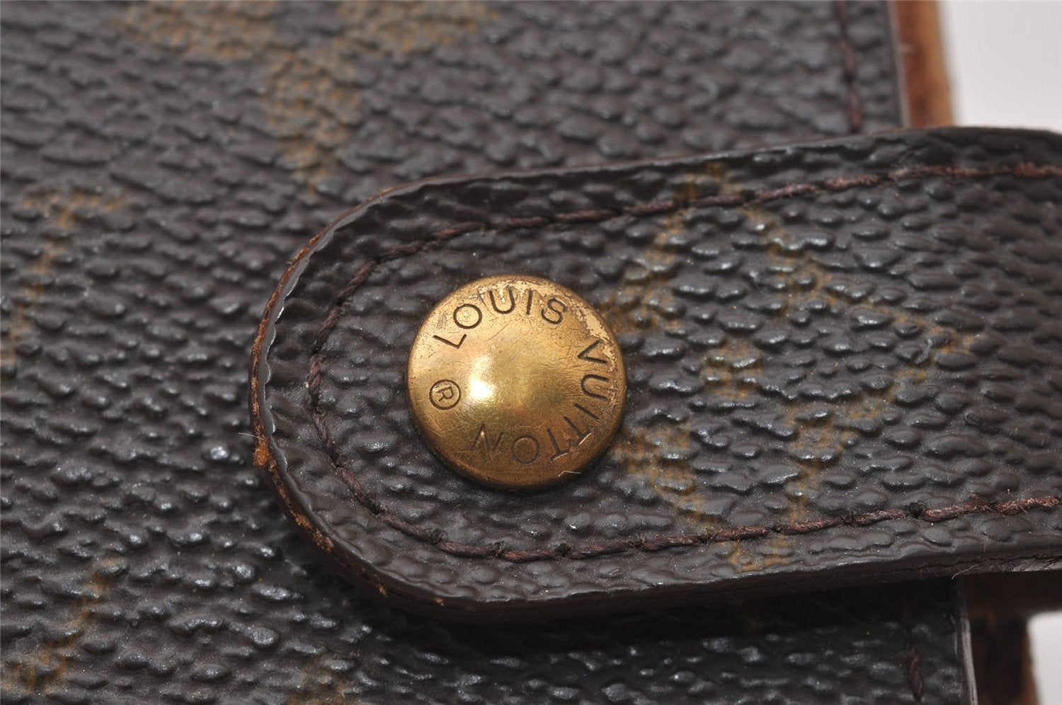 Authentic Louis Vuitton Monogram Agenda PM Notebook Cover R20005 LV 7599I