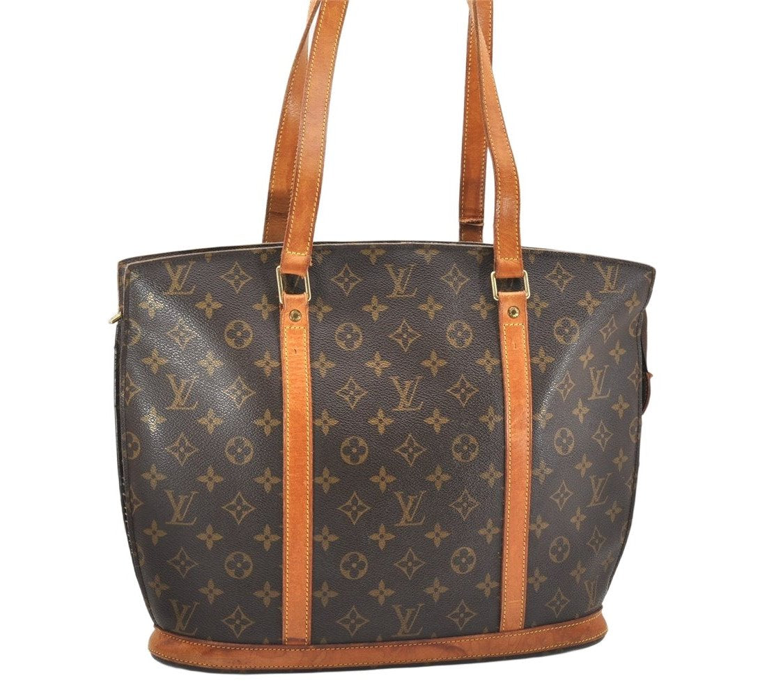 Authentic Louis Vuitton Monogram Babylone Shoulder Tote Bag M51102 LV 7599K