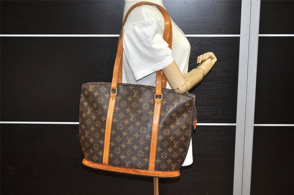 Authentic Louis Vuitton Monogram Babylone Shoulder Tote Bag M51102 LV 7599K