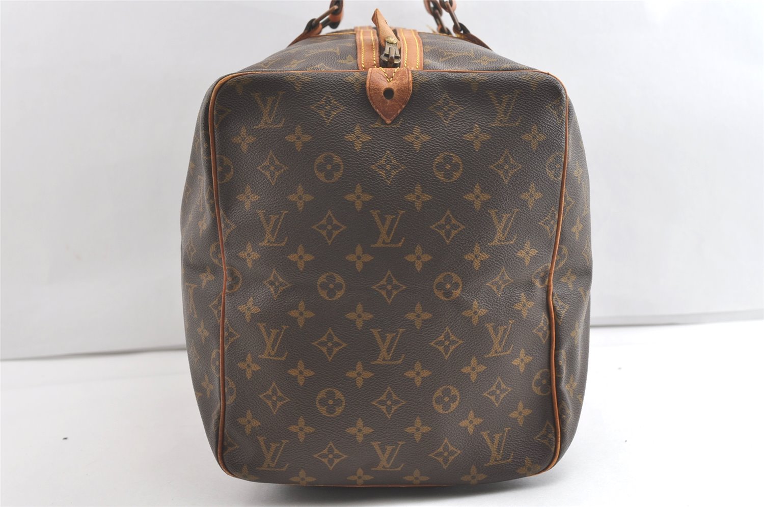 Authentic Louis Vuitton Monogram Sac Souple55 Hand Boston Bag Old Model LV 7601J