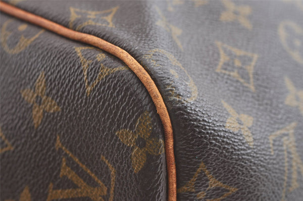 Authentic Louis Vuitton Monogram Sac Souple55 Hand Boston Bag Old Model LV 7601J