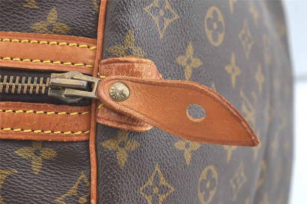 Authentic Louis Vuitton Monogram Sac Souple55 Hand Boston Bag Old Model LV 7601J