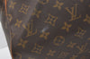Authentic Louis Vuitton Monogram Sac Souple55 Hand Boston Bag Old Model LV 7601J