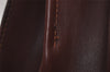 Authentic Salvatore Ferragamo Gancini Leather 2Way Shoulder Hand Bag Brown 7602J