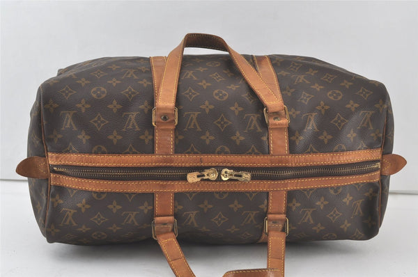 Authentic Louis Vuitton Monogram Sac Souple 45 Hand Boston Bag M41624 LV 7602K