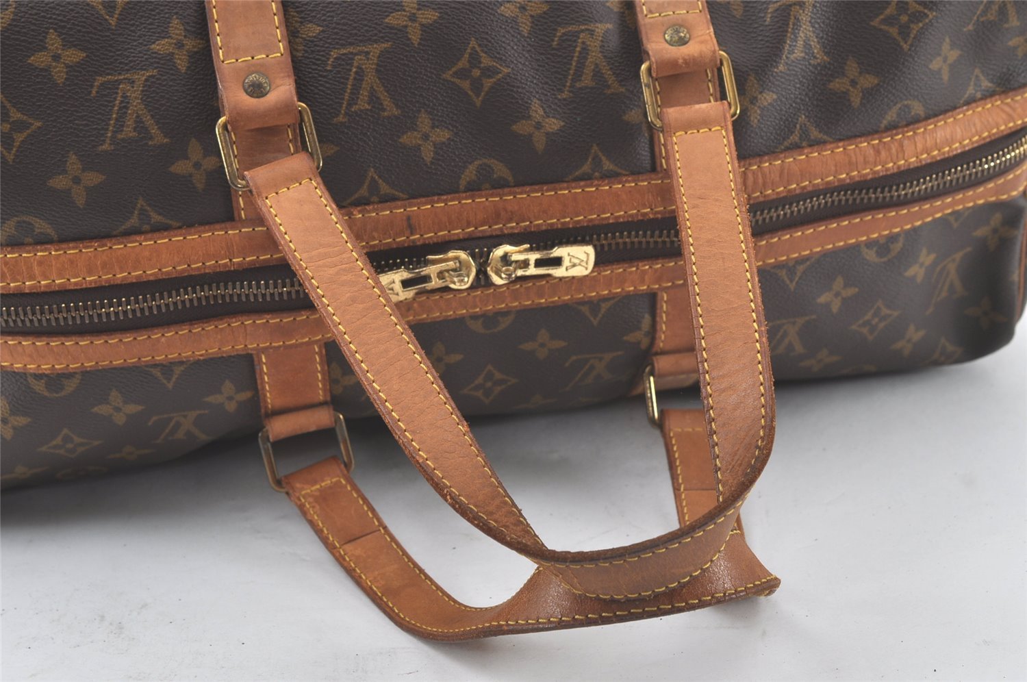 Authentic Louis Vuitton Monogram Sac Souple 45 Hand Boston Bag M41624 LV 7602K