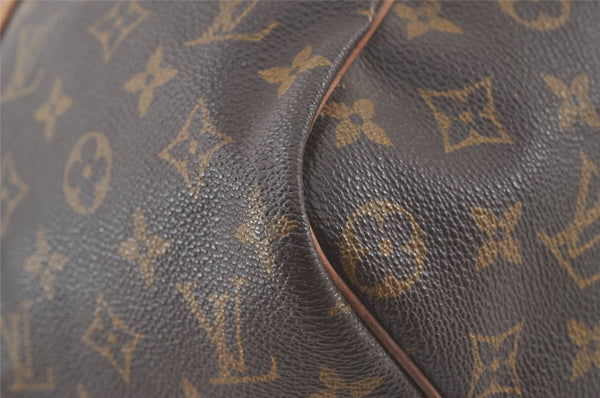 Authentic Louis Vuitton Monogram Sac Souple 45 Hand Boston Bag M41624 LV 7602K