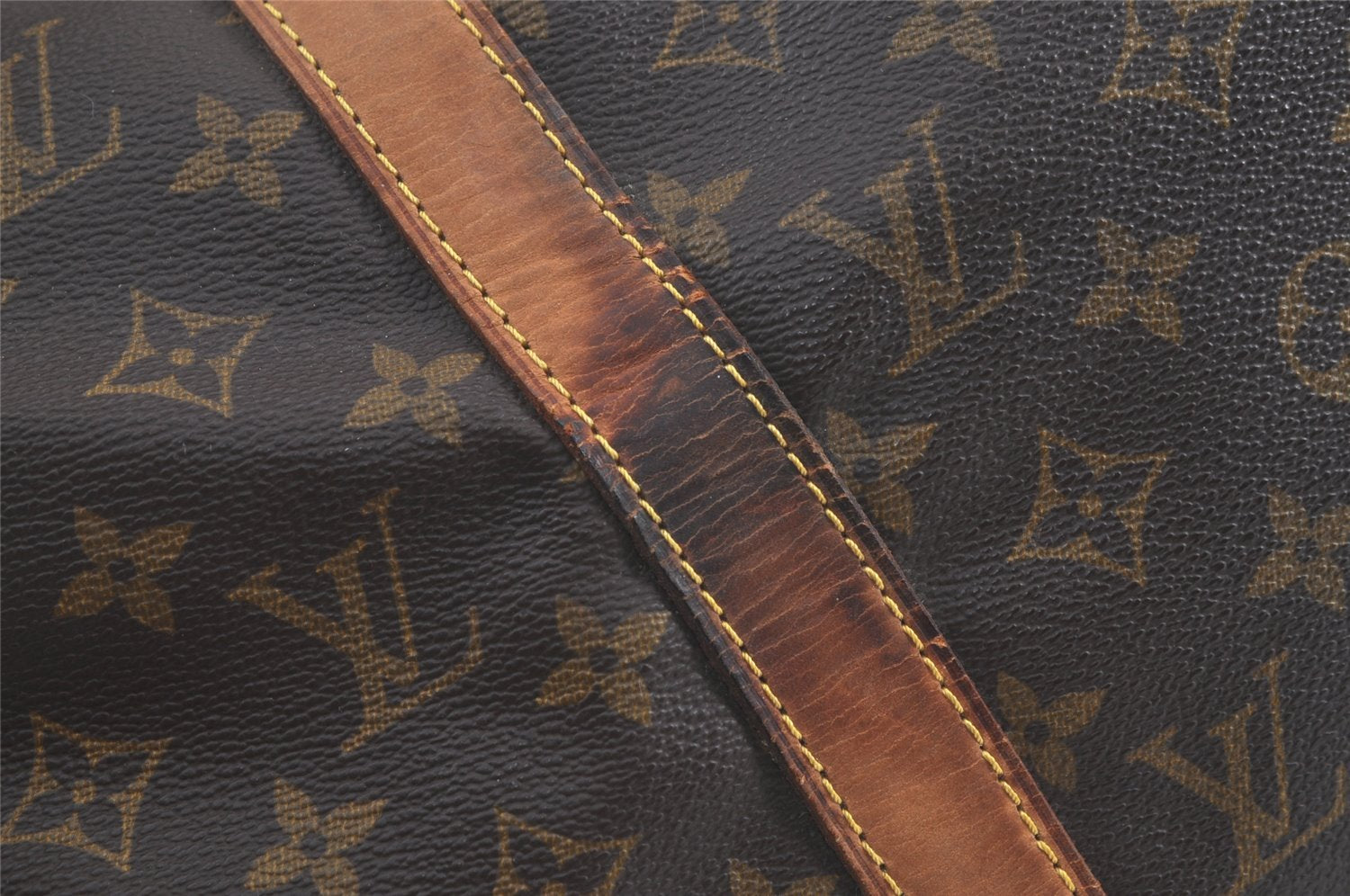 Authentic Louis Vuitton Monogram Sac Souple 45 Hand Boston Bag M41624 LV 7602K