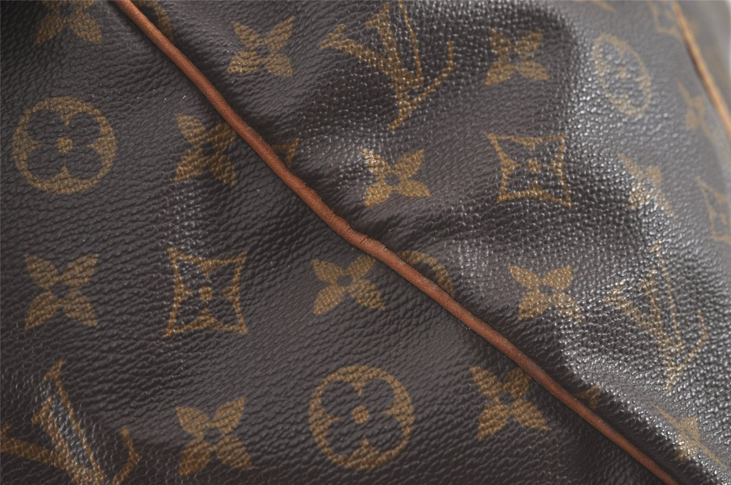 Authentic Louis Vuitton Monogram Sac Souple 45 Hand Boston Bag M41624 LV 7602K