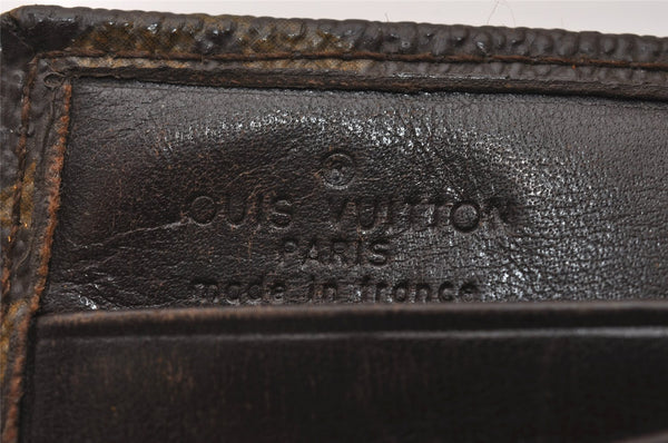 Authentic Louis Vuitton Monogram Porte Monnaie Billets Wallet Old Model LV 7603I