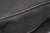 Authentic GUCCI Shoulder Cross Body Bag GG Canvas Leather 03136 Black 7605J