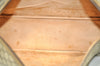 Authentic GUCCI Web Sherry Line 2Way Tote Hand Bag GG PVC Leather Brown 7606H