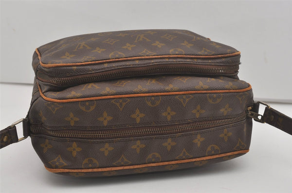 Authentic Louis Vuitton Monogram Nile Shoulder Cross Body Bag Old Model LV 7606I