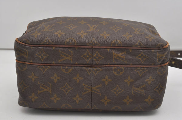 Authentic Louis Vuitton Monogram Nile Shoulder Cross Body Bag Old Model LV 7606I