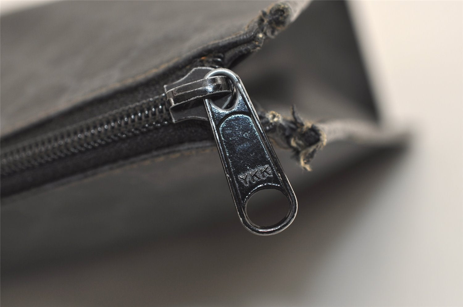 Authentic GUCCI Vintage Clutch Hand Bag Purse GG PVC Leather Black 7606J