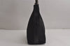 Authentic GUCCI Vintage Shoulder Hand Bag Purse Nylon Leather Black 7609J