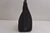 Authentic GUCCI Vintage Shoulder Hand Bag Purse Nylon Leather Black 7609J