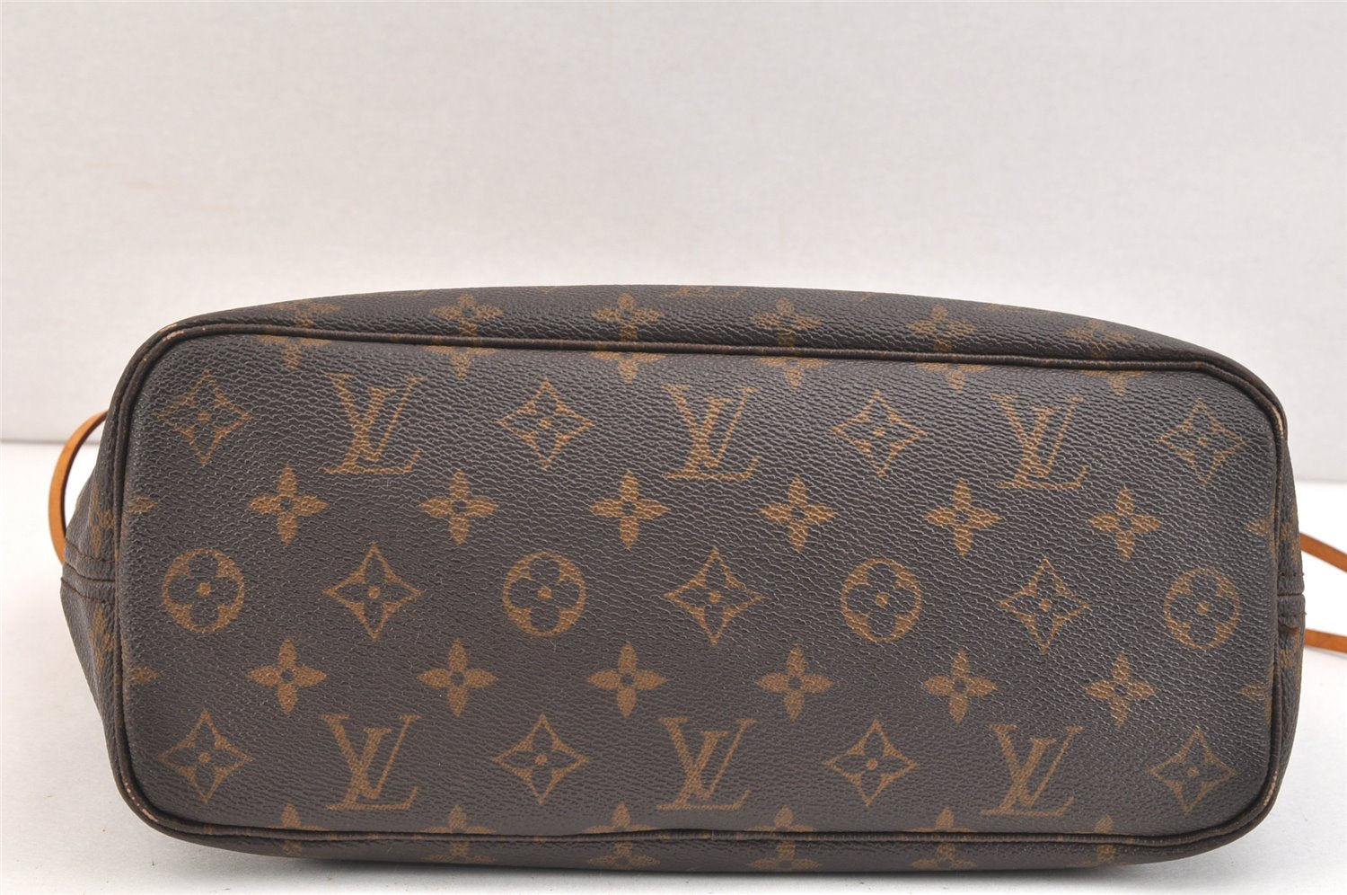 Authentic Louis Vuitton Monogram Neverfull PM Shoulder Tote Bag M40155 LV 7609K