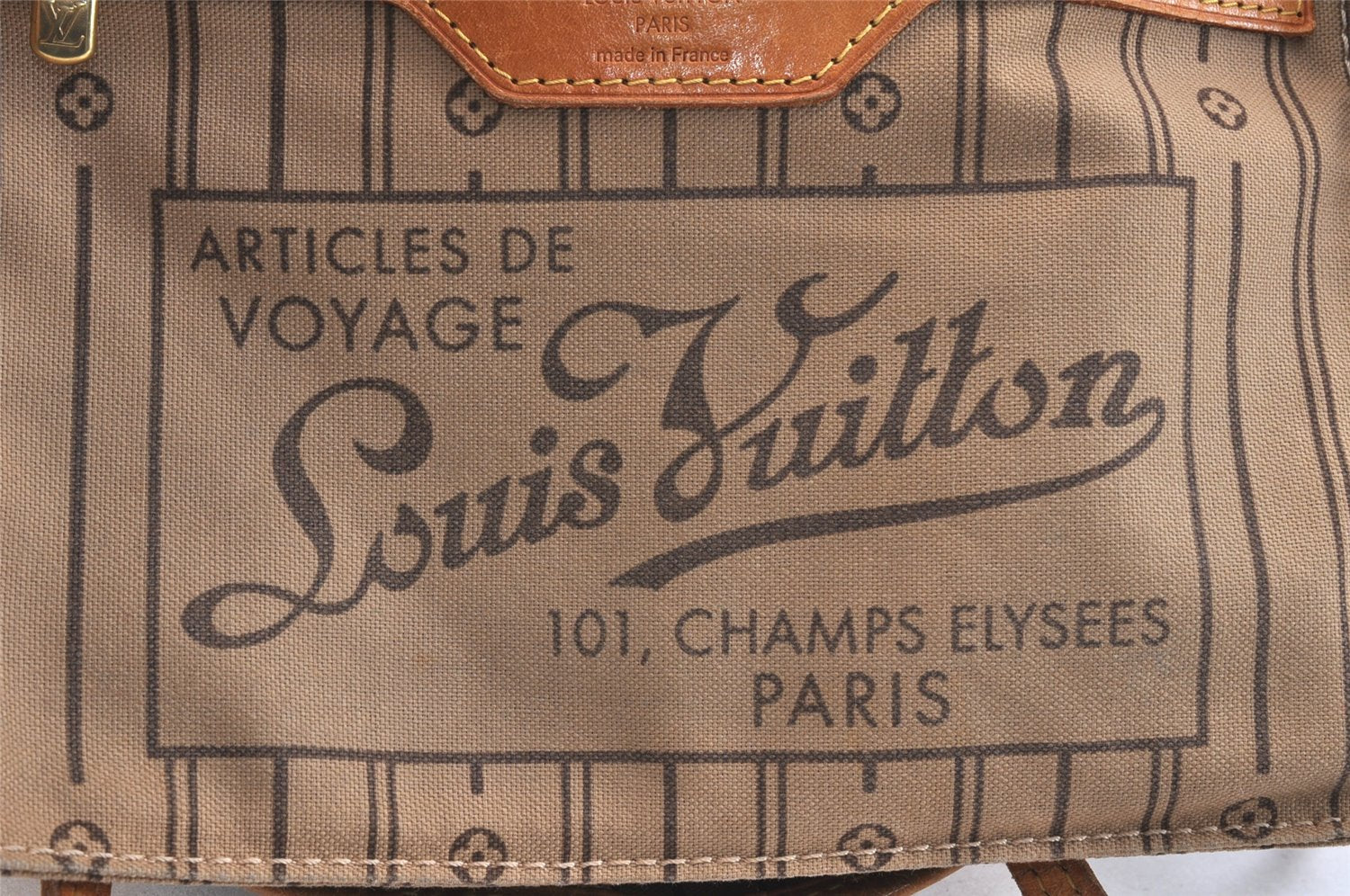 Authentic Louis Vuitton Monogram Neverfull PM Shoulder Tote Bag M40155 LV 7609K