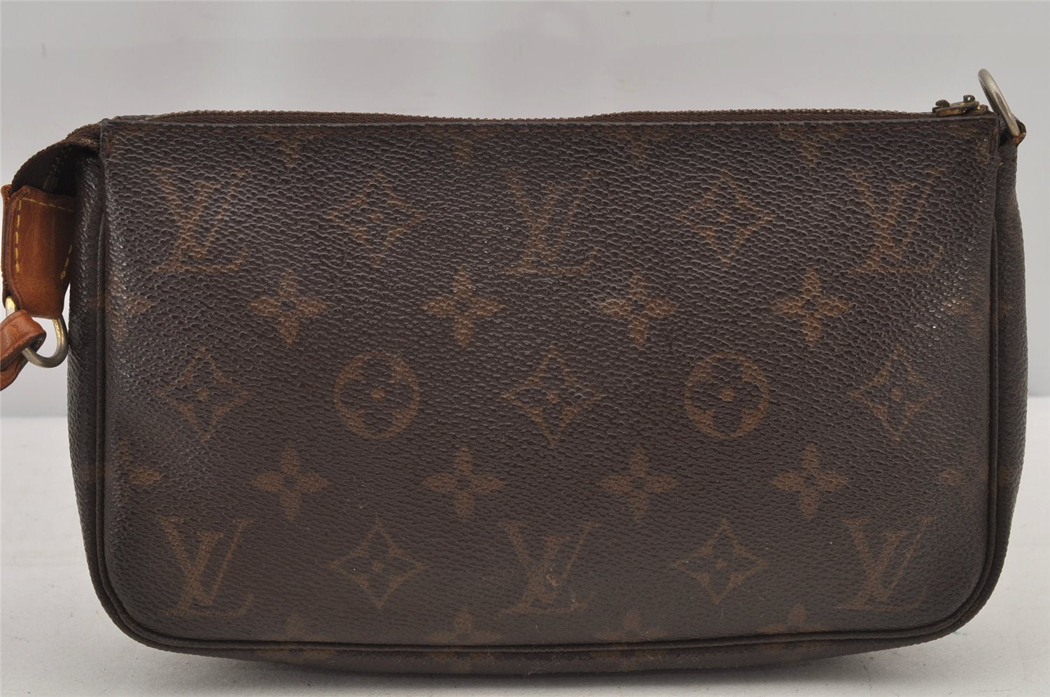 Authentic Louis Vuitton Monogram Pochette Accessoires Pouch M51980 Junk 7610J
