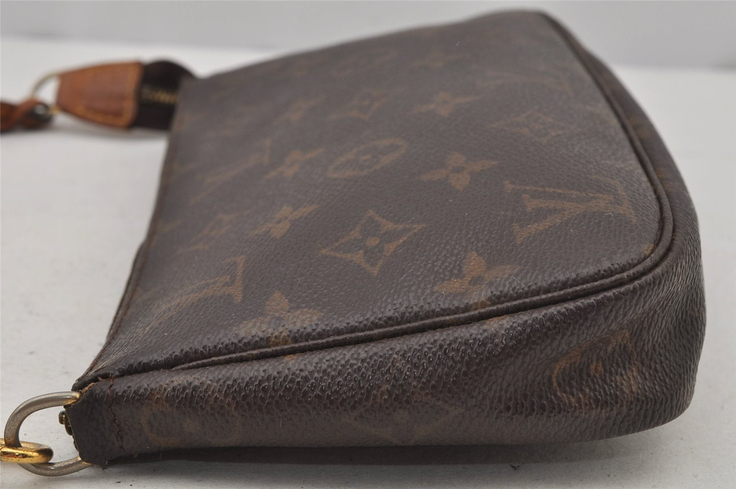 Authentic Louis Vuitton Monogram Pochette Accessoires Pouch M51980 Junk 7610J