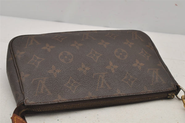 Authentic Louis Vuitton Monogram Pochette Accessoires Pouch M51980 Junk 7610J