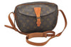 Auth Louis Vuitton Monogram Jeune Fille MM Shoulder Cross Bag Old Model LV 7610K