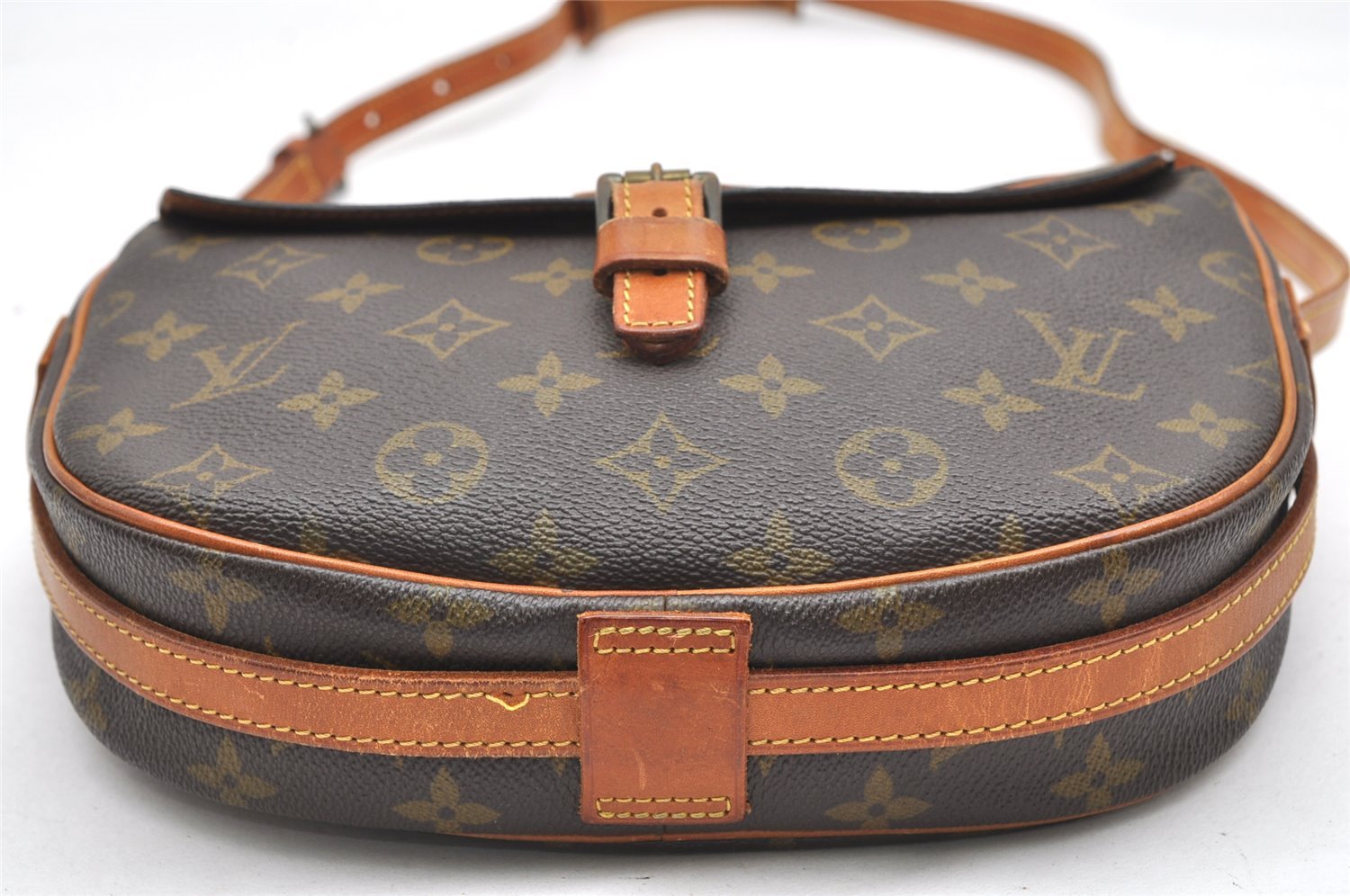 Auth Louis Vuitton Monogram Jeune Fille MM Shoulder Cross Bag Old Model LV 7610K