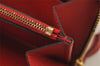 Authentic Louis Vuitton Empreinte Portefeuille Clemence Wallet M60169 Red 7613J