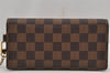 Authentic Louis Vuitton Damier Portefeuille Accordeon Wallet N60002 LV 7614J