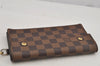 Authentic Louis Vuitton Damier Portefeuille Accordeon Wallet N60002 LV 7614J