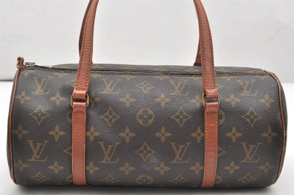 Authentic Louis Vuitton Monogram Papillon 30 Hand Bag Old Model LV Junk 7616K