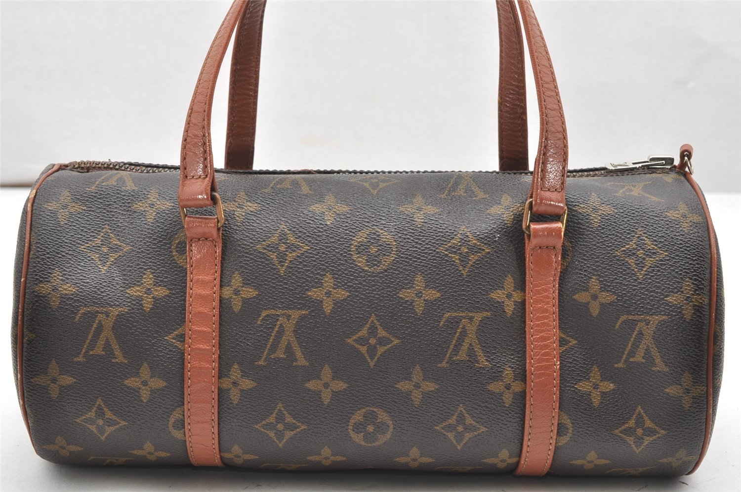 Authentic Louis Vuitton Monogram Papillon 30 Hand Bag Old Model LV Junk 7616K