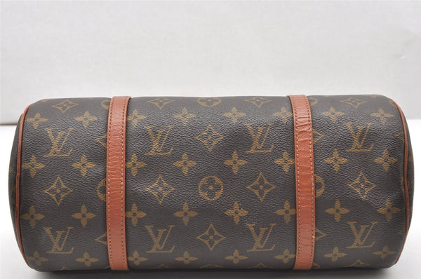 Authentic Louis Vuitton Monogram Papillon 30 Hand Bag Old Model LV Junk 7616K