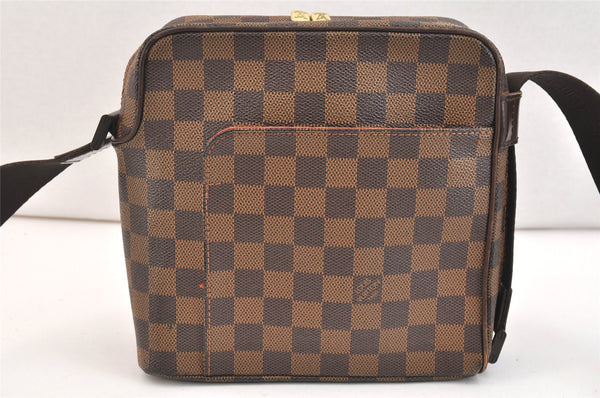 Authentic Louis Vuitton Damier Olav PM Shoulder Cross Body Bag N41442 LV 7617K