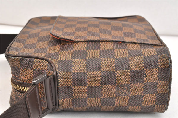 Authentic Louis Vuitton Damier Olav PM Shoulder Cross Body Bag N41442 LV 7617K