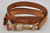 Authentic Louis Vuitton Leather Shoulder Strap Beige 35.6-42.7" LV 7618J