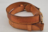 Authentic Louis Vuitton Leather Shoulder Strap Beige 35.6-42.7" LV 7618J