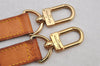 Authentic Louis Vuitton Leather Shoulder Strap Beige 35.6-42.7" LV 7618J