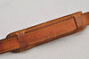Authentic Louis Vuitton Leather Shoulder Strap Beige 35.6-42.7" LV 7618J