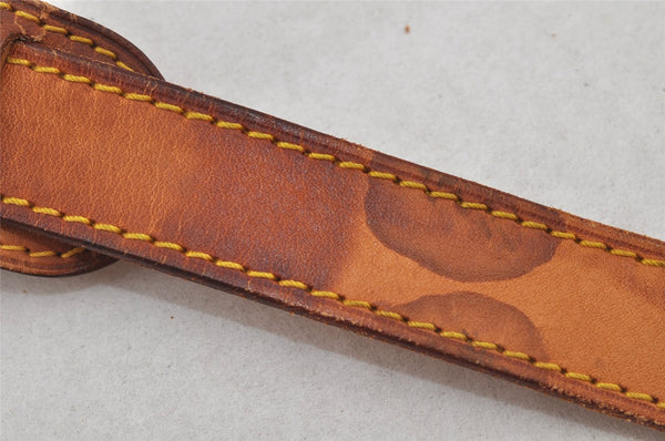 Authentic Louis Vuitton Leather Shoulder Strap Beige 35.6-42.7" LV 7618J