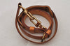 Authentic Louis Vuitton Leather Shoulder Strap Beige 35.6-42.7" LV 7618J