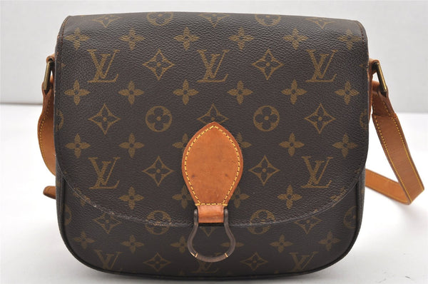 Authentic Louis Vuitton Monogram Saint Cloud GM M51242 Shoulder Cross Bag 7618K