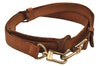 Authentic Louis Vuitton Leather Shoulder Strap Beige 41.3-48.2" LV 7619J