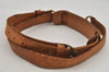 Authentic Louis Vuitton Leather Shoulder Strap Beige 41.3-48.2" LV 7619J
